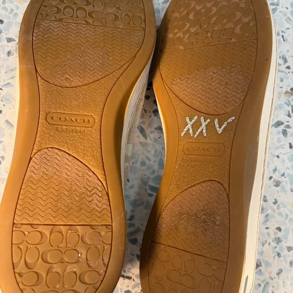 Coach Richelle Q278 Canvas Signature Loafers Boat Shoes Women’s 8B - Picture 7 of 7